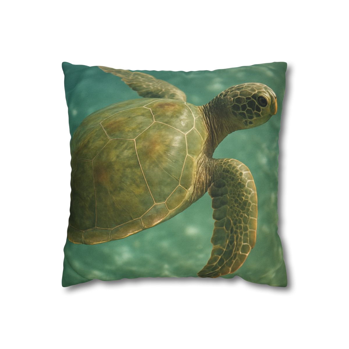 Sea Lantern Green Sea Turtle soft cotton pillow cases