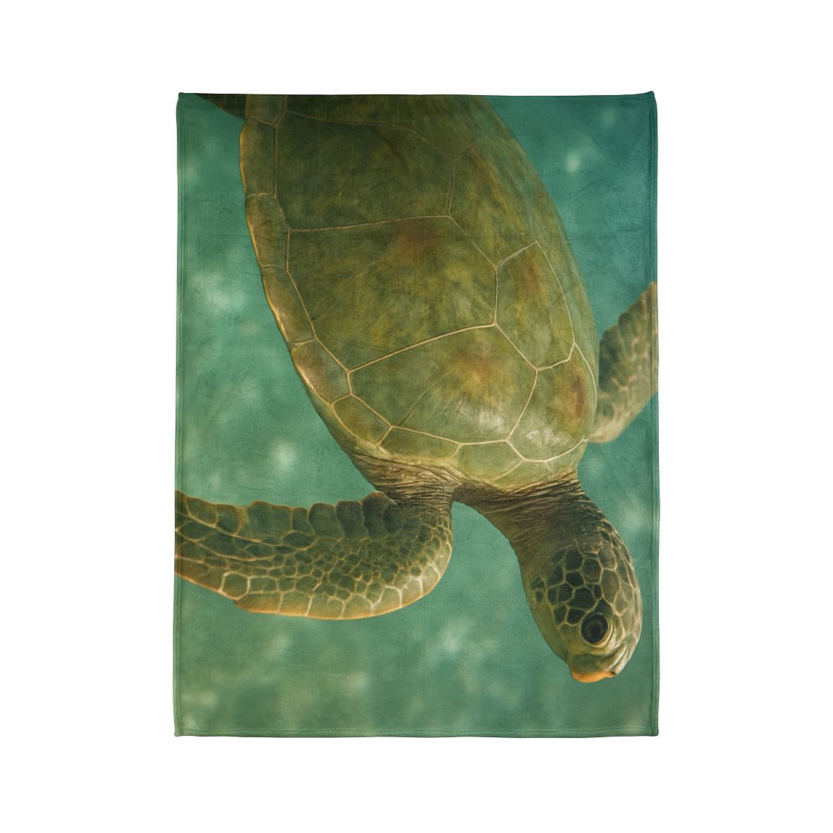 Sea Lantern Green Sea Turtle designer printed blankets