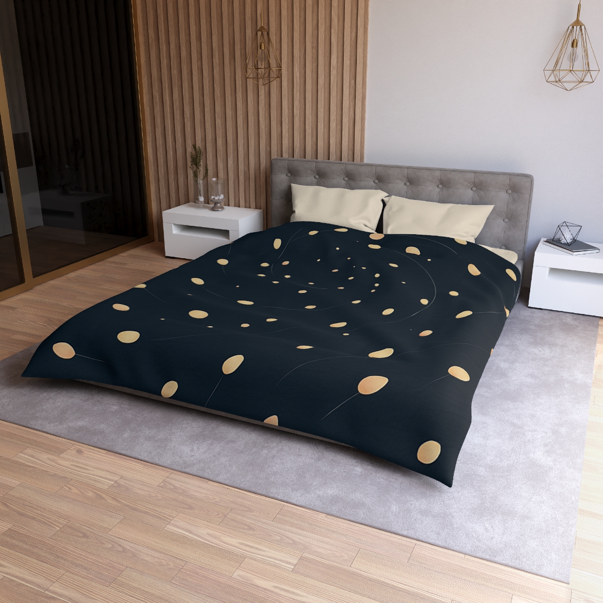 Seed Cluster Constellation designer printed duvets