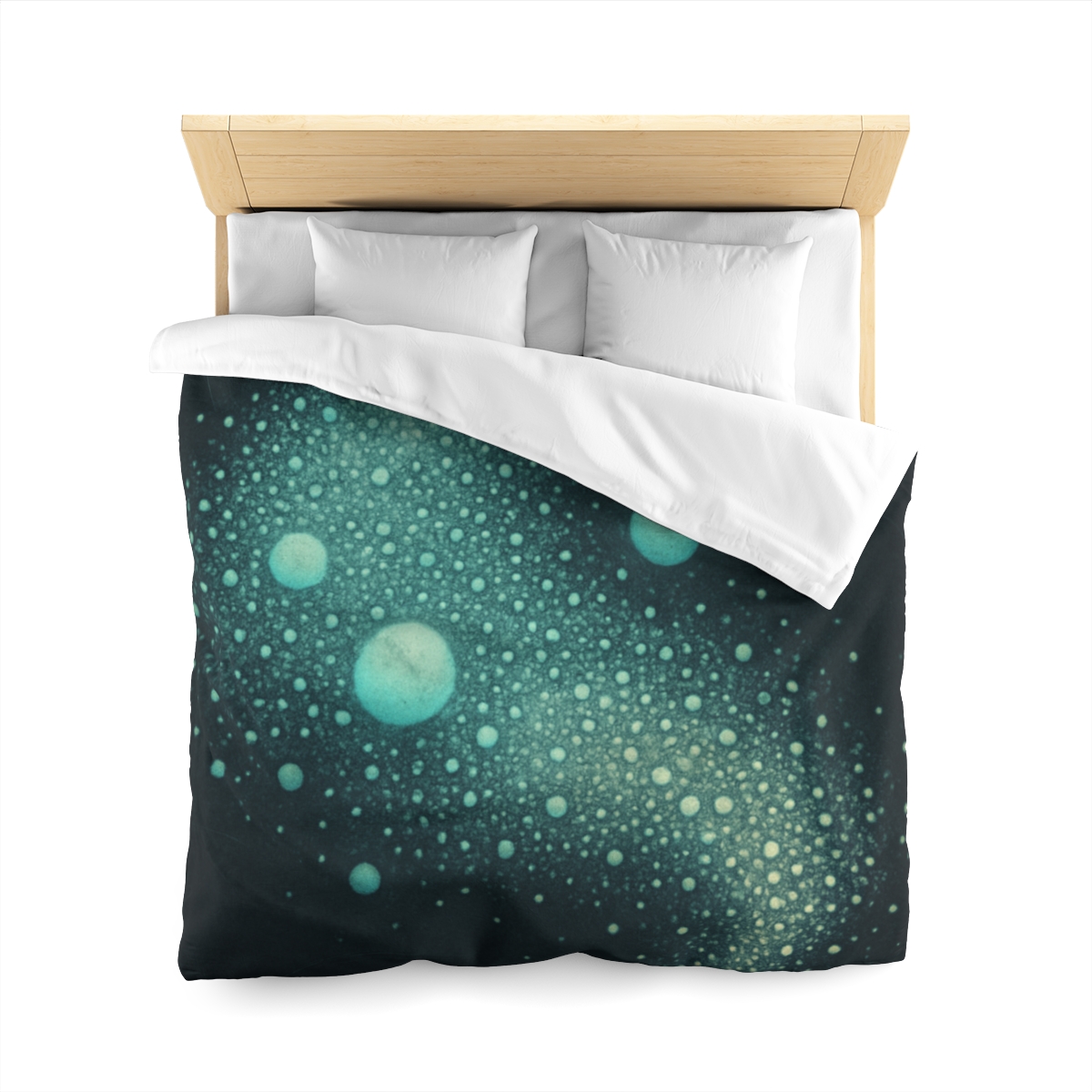 Seed Cluster Nebula Bloom designer printed duvets