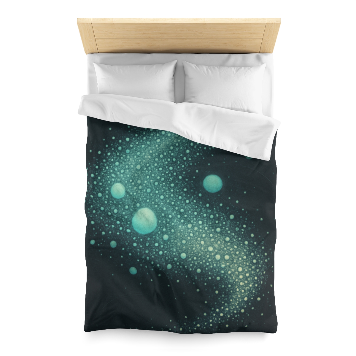 Seed Cluster Nebula Bloom designer printed duvets