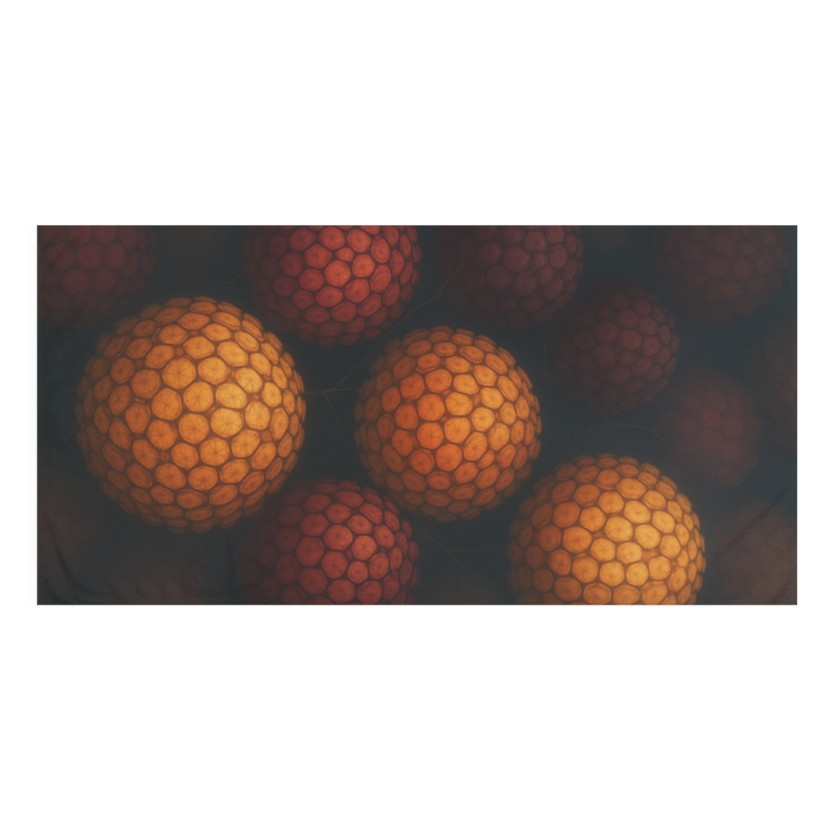 Seed Cluster Orb Mosaic unique gift towels