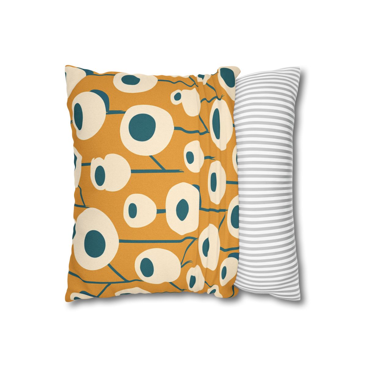 Seed Pod Cluster Grid soft cotton pillow cases