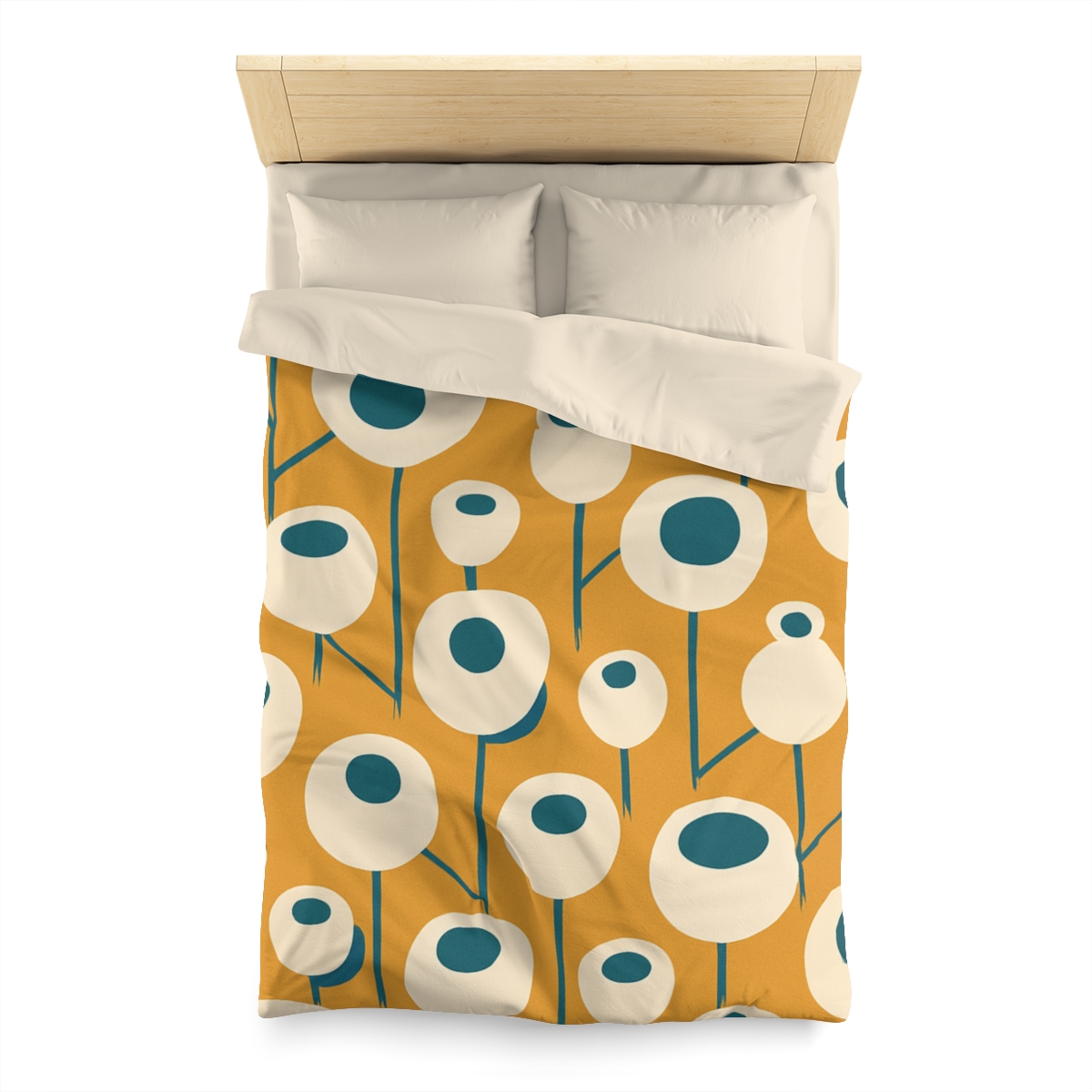 Seed Pod Cluster Grid custom duvets