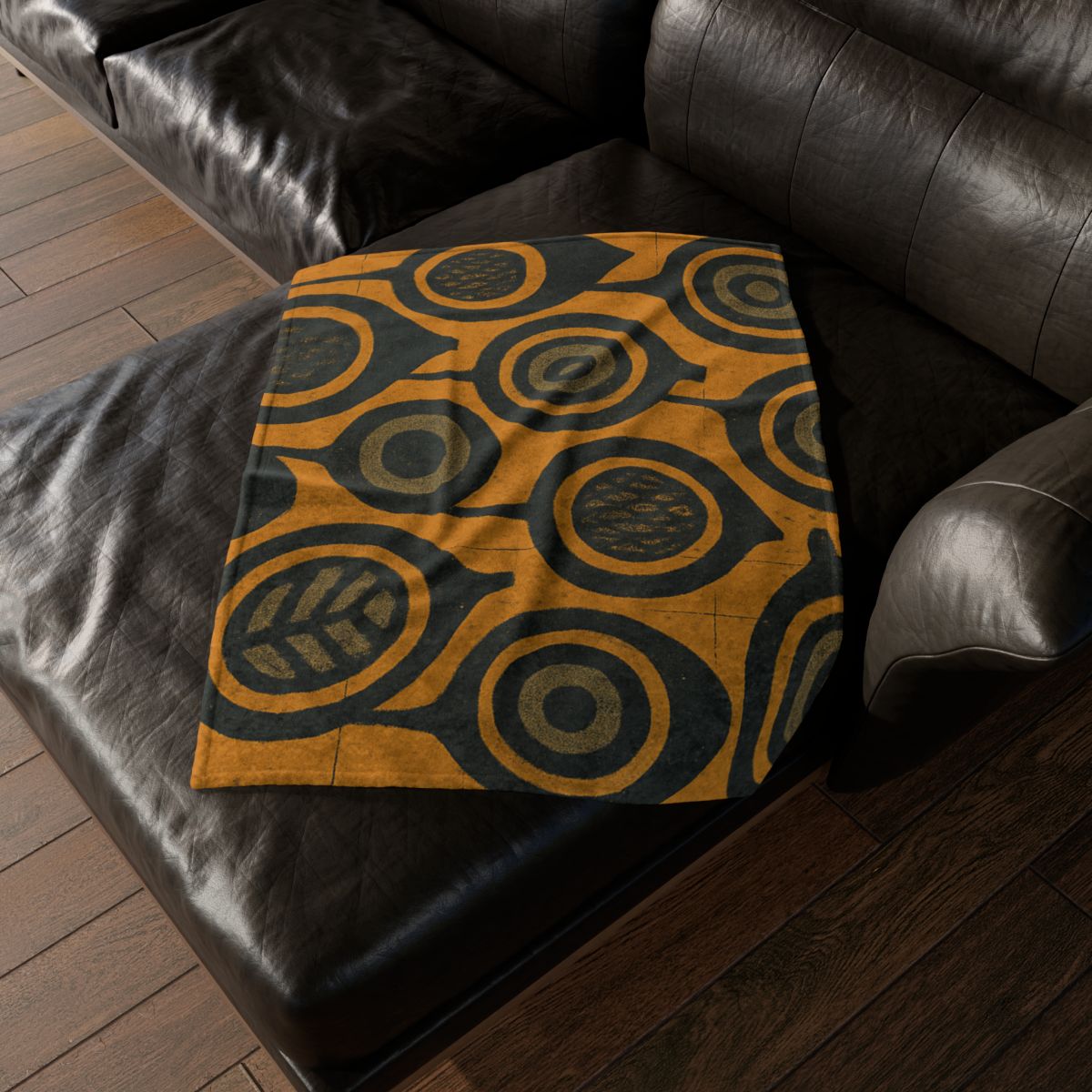 Seed Pod Cluster Matrix designer printed blankets