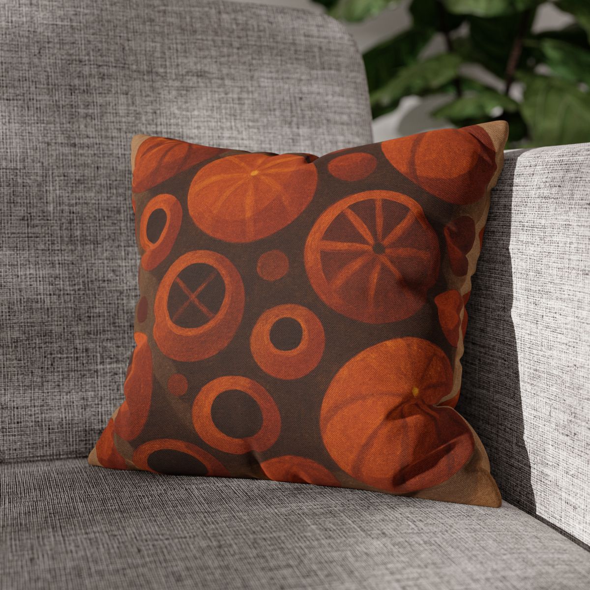 Seed Pod Cluster Mosaic personalized pillow covers