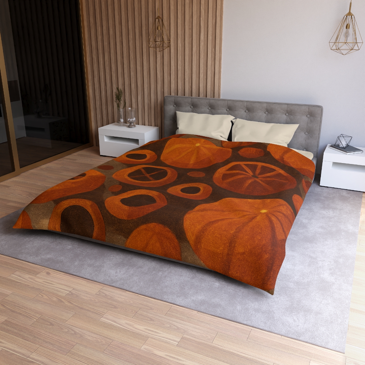 Seed Pod Cluster Mosaic duvets for gifts