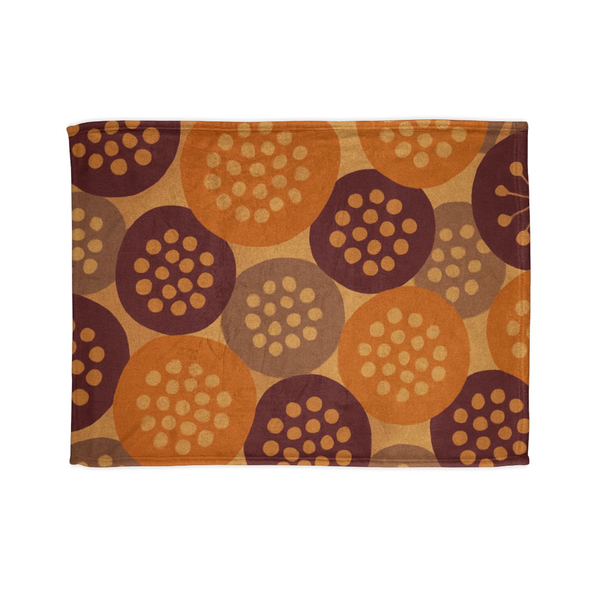 Seed Pod Cluster Mosaic custom blankets