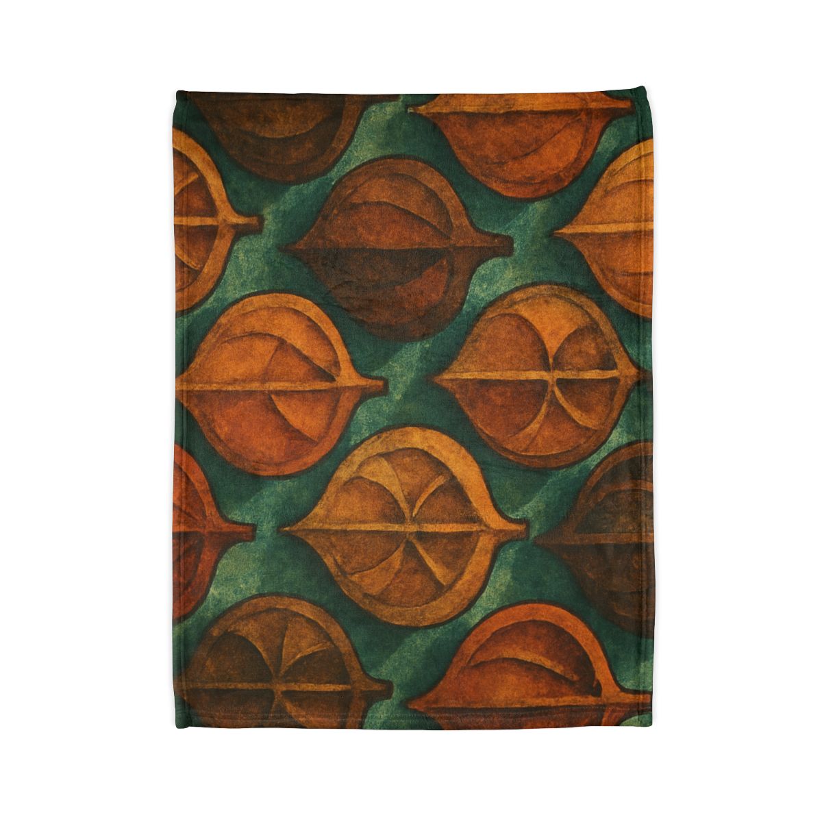 Seed Pod Cluster Mosaic custom blankets