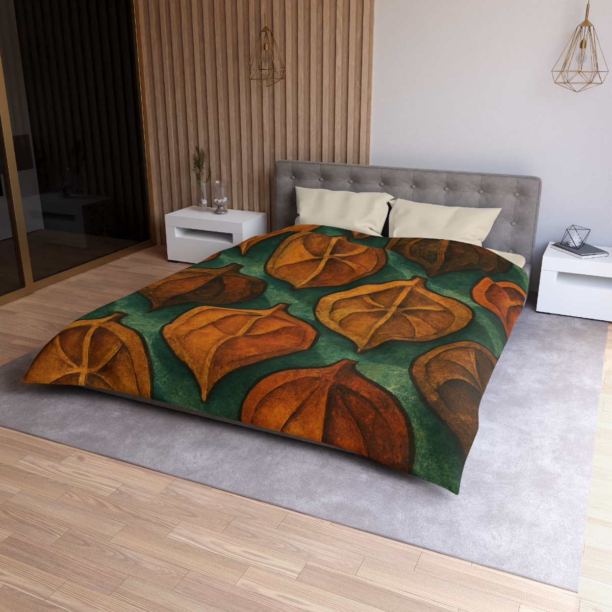 Seed Pod Cluster Mosaic stylish duvet covers