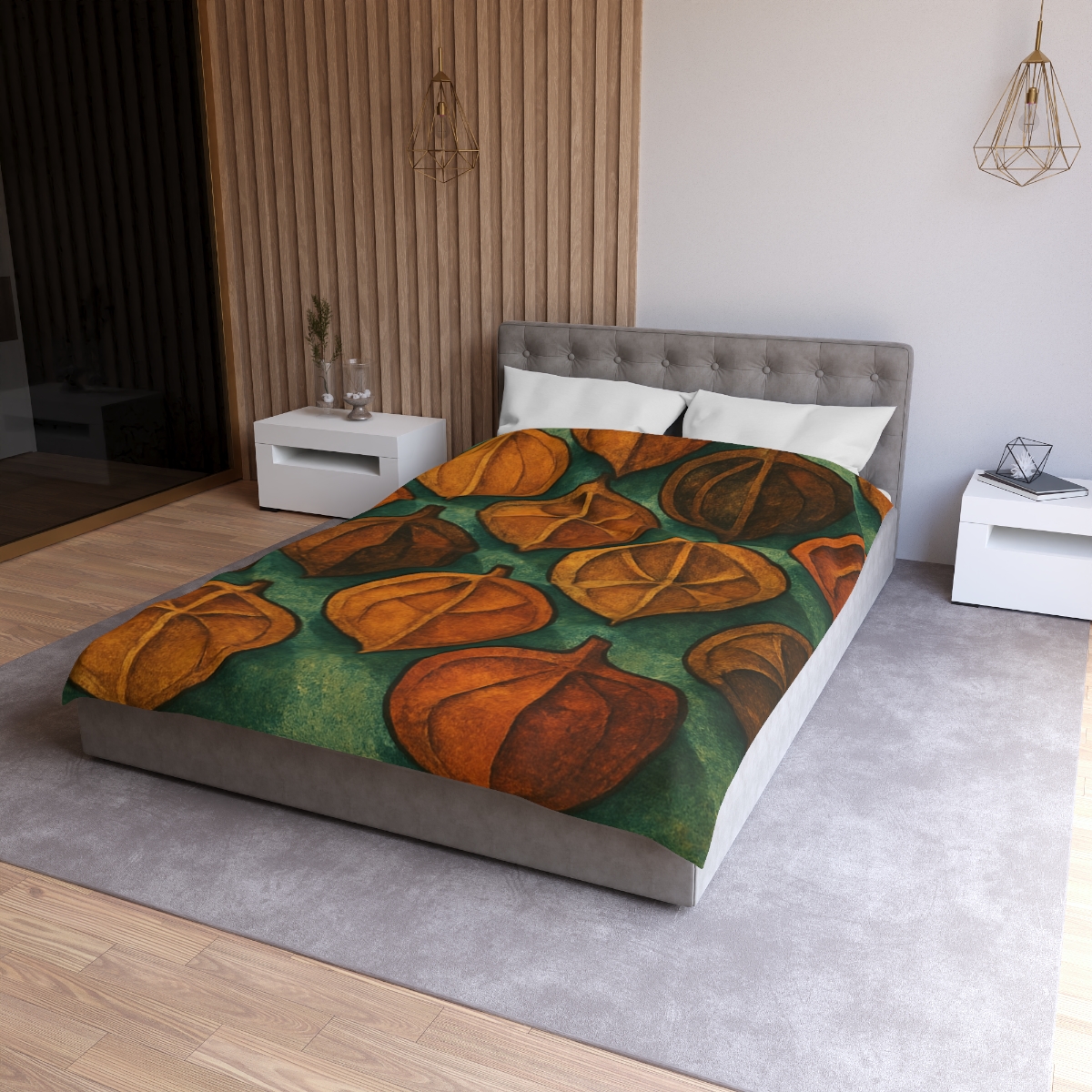 Seed Pod Cluster Mosaic stylish duvet covers