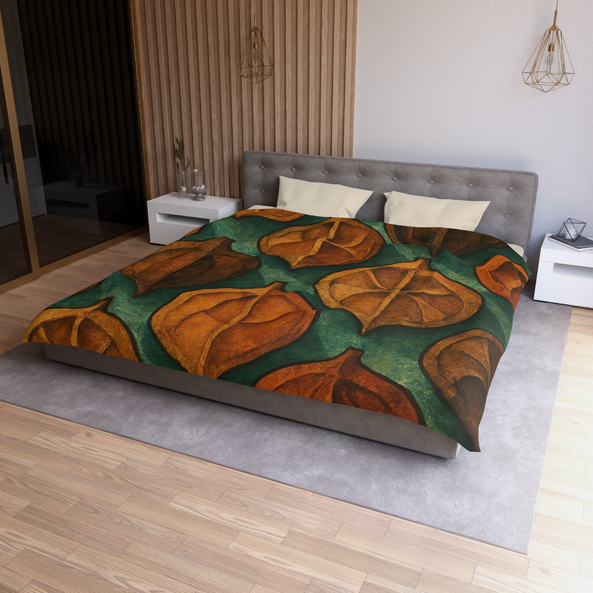 Seed Pod Cluster Mosaic stylish duvet covers