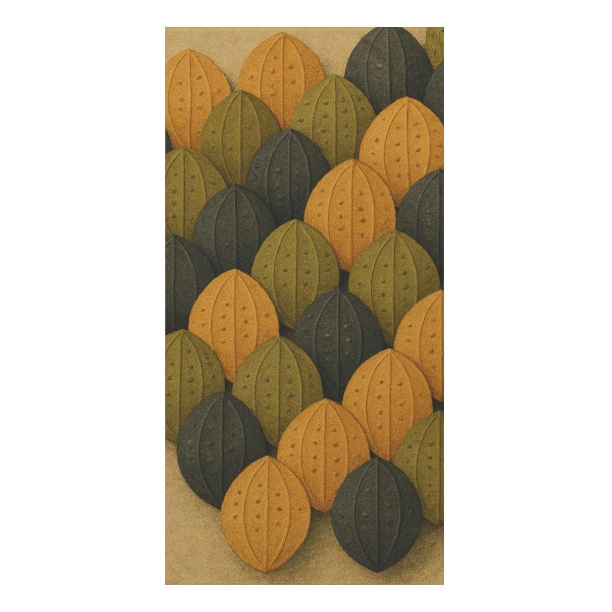 Seed Pod Cluster Mosaic unique gift towels