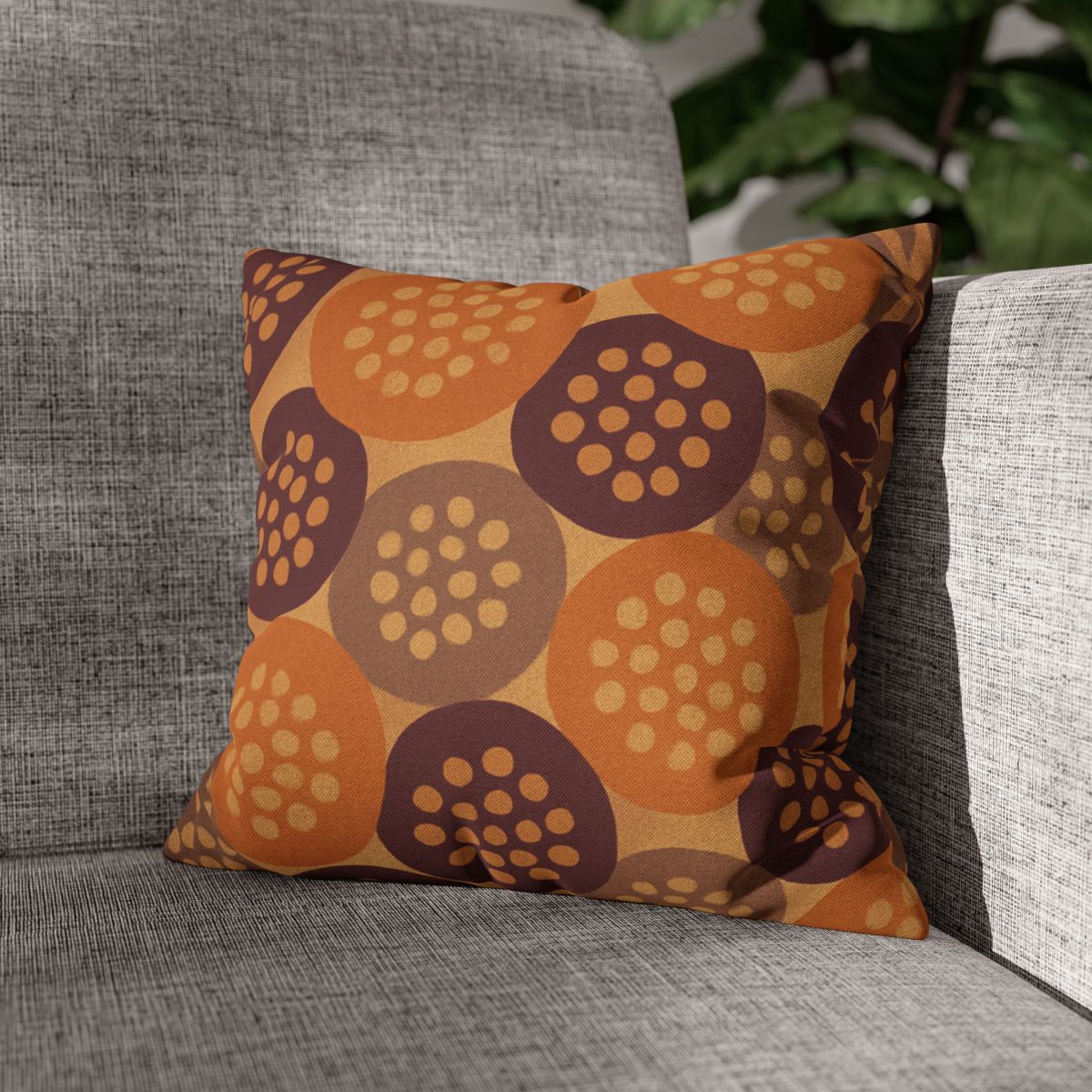 Seed Pod Cluster Mosaic custom pillow cases