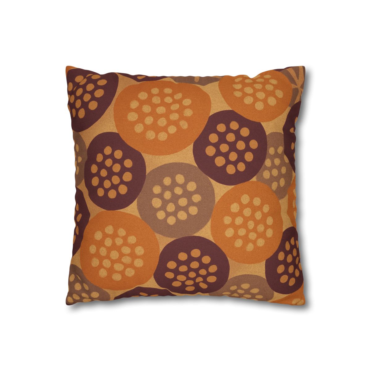 Seed Pod Cluster Mosaic custom pillow cases