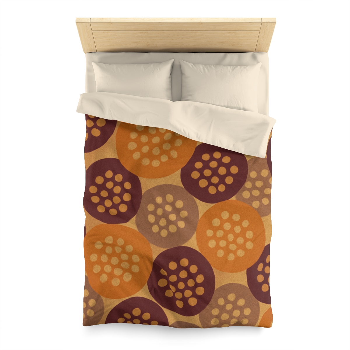 Seed Pod Cluster Mosaic designer printed duvets