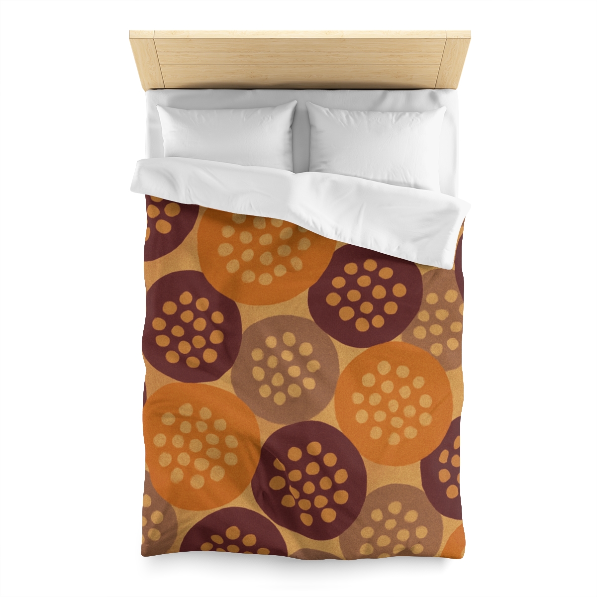 Seed Pod Cluster Mosaic designer printed duvets