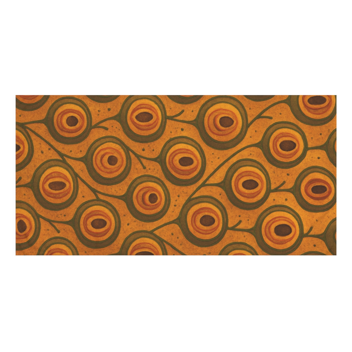 Seed Pod Cluster Pattern soft cotton towels