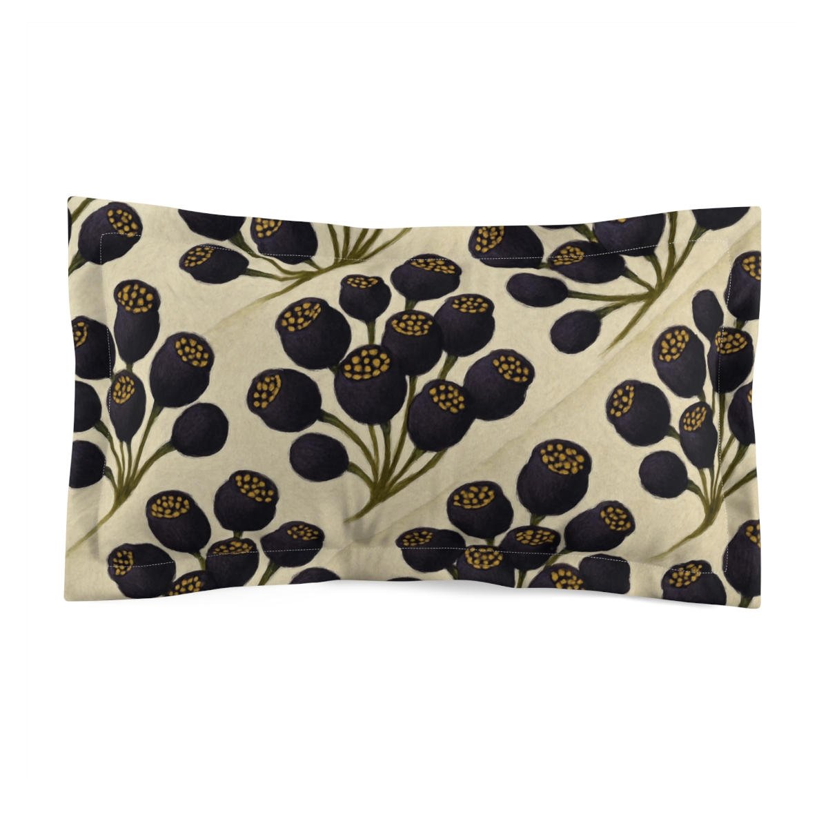 Seed Pod Cluster Rhythm unique shape pillows