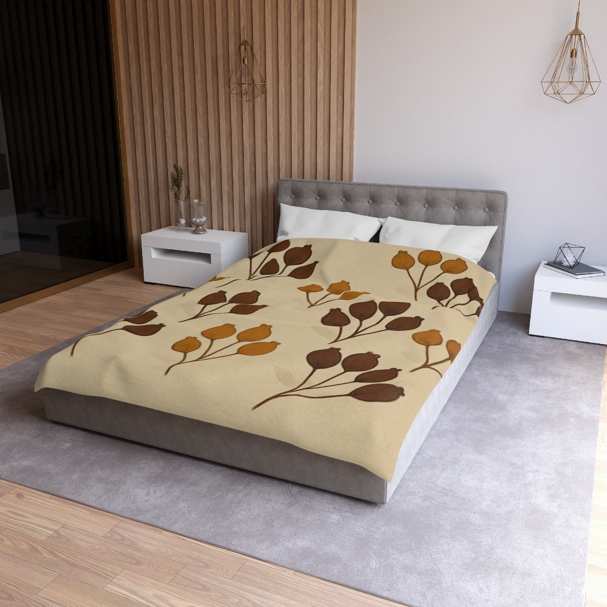 Seed Pod Cluster Study soft comforter duvets