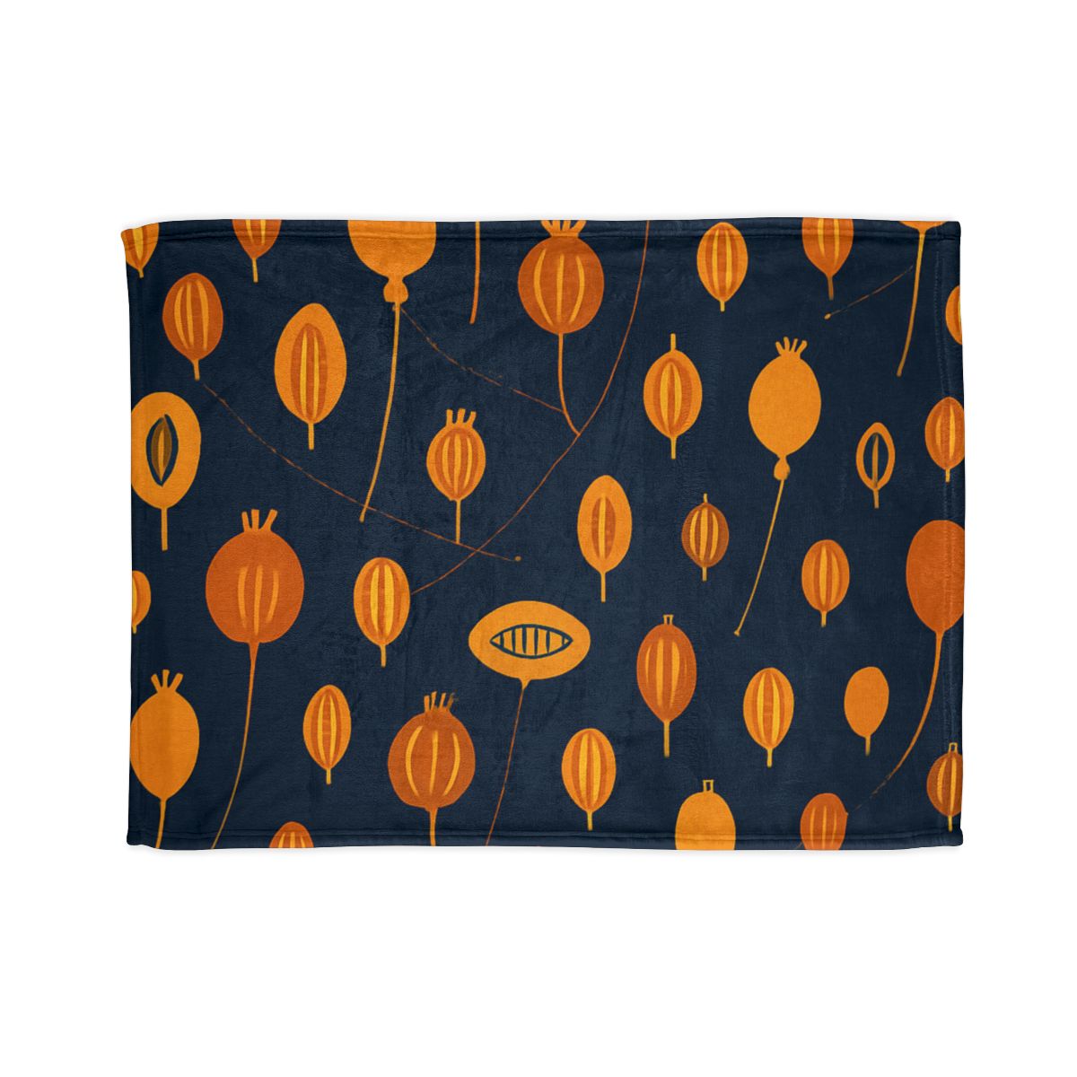 Seed Pod Constellation soft fleece blankets