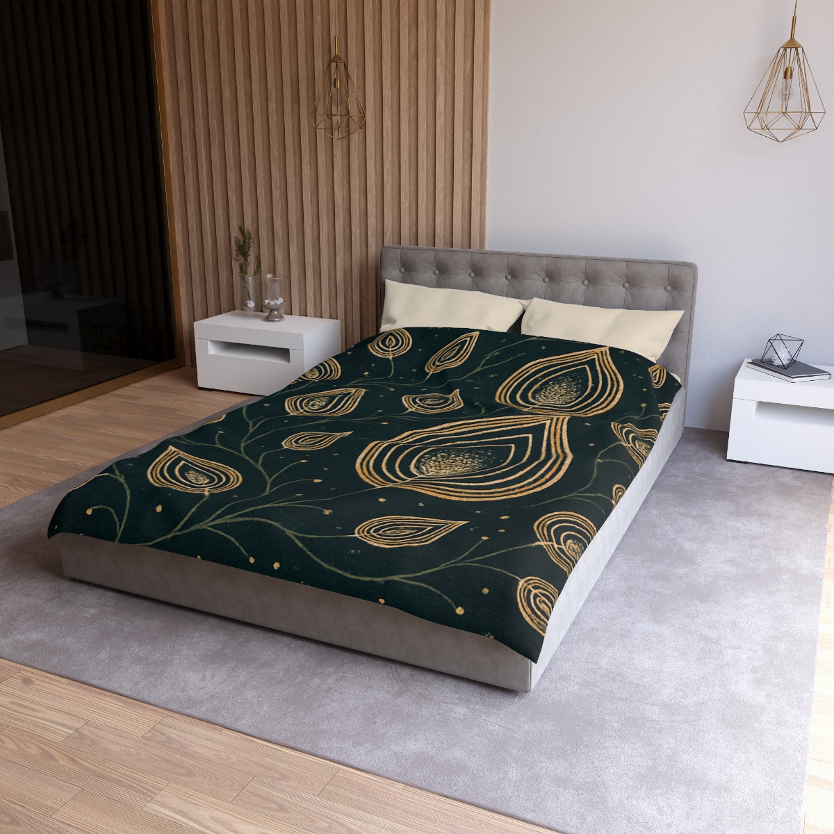Seed Pod Constellation personalized bedding duvets