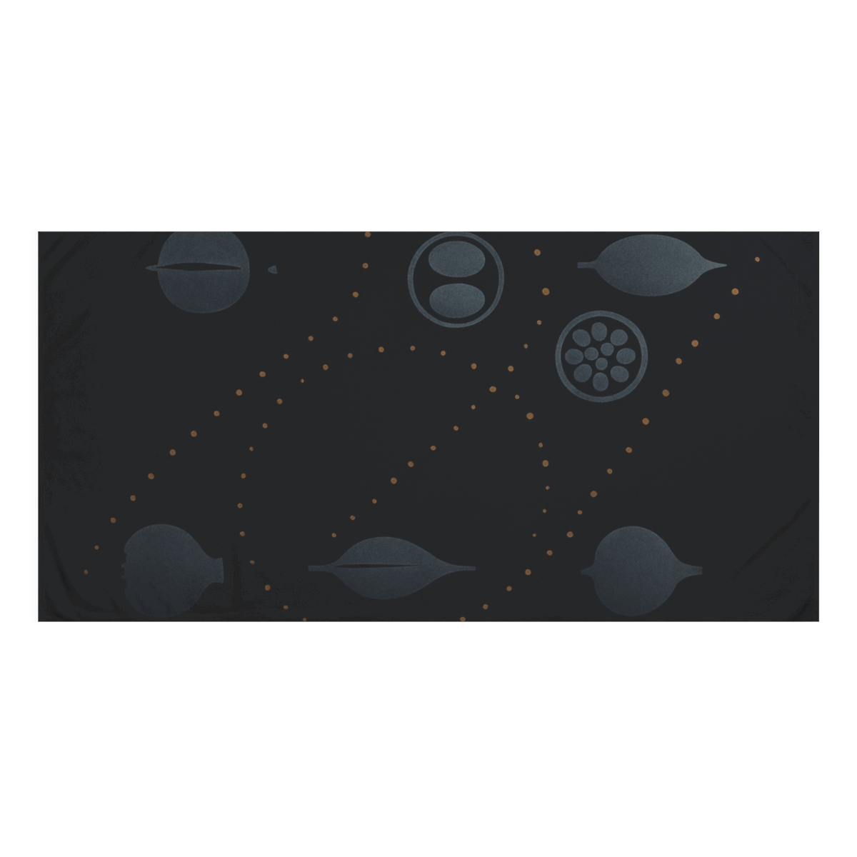 Seed Pod Constellation Cluster personalized bath towels