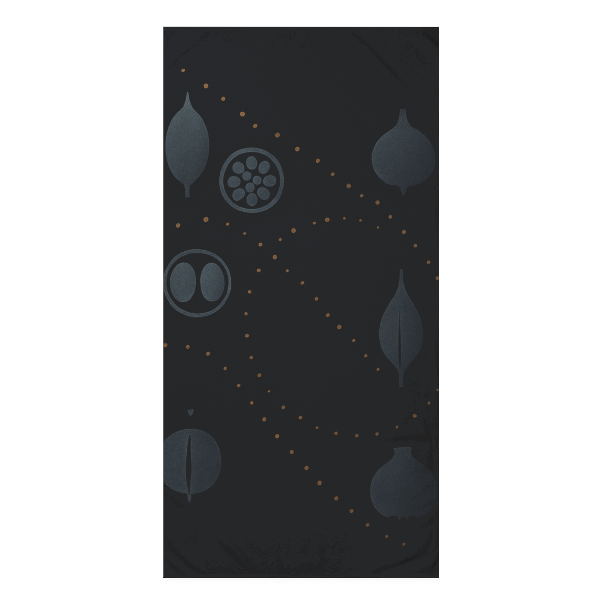 Seed Pod Constellation Cluster personalized bath towels