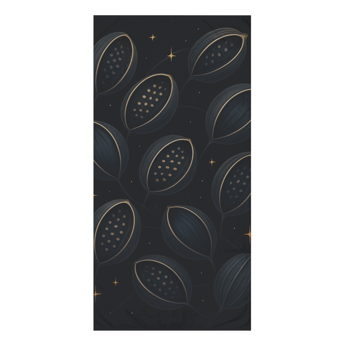 Seed Pod Constellation Cluster comfortable face towels