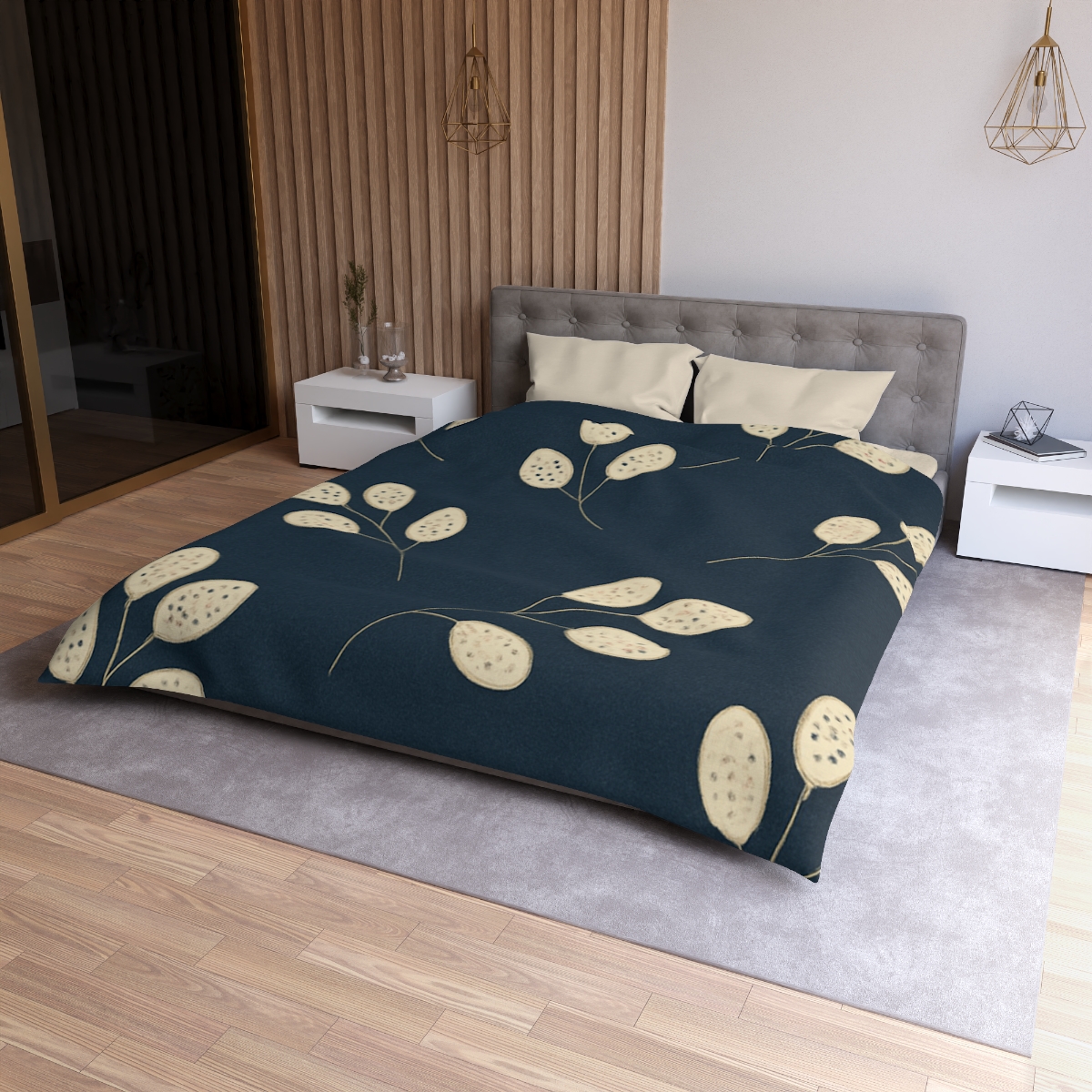 Seed Pod Constellation Dots stylish duvet covers