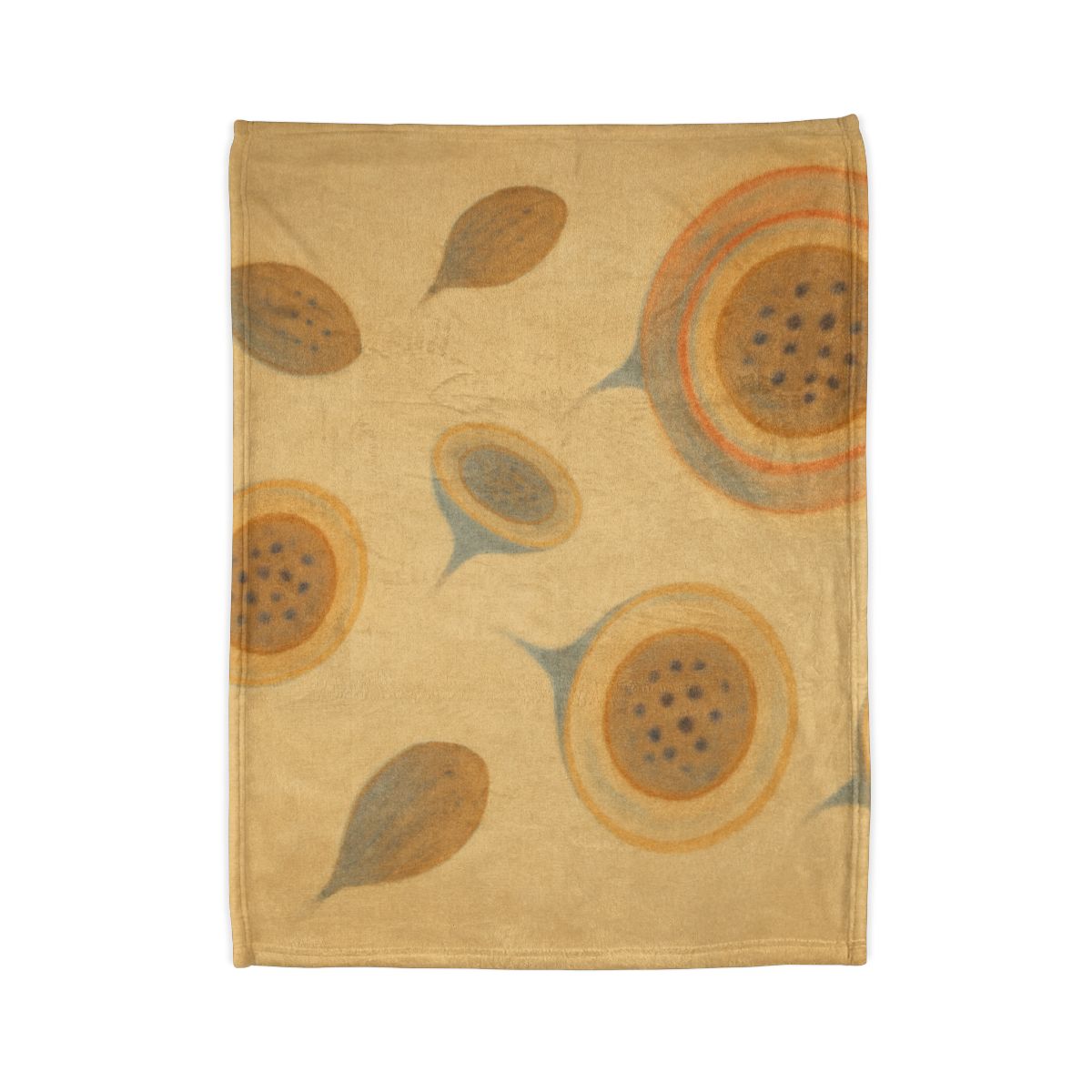 Seed Pod Halo Cluster designer printed blankets