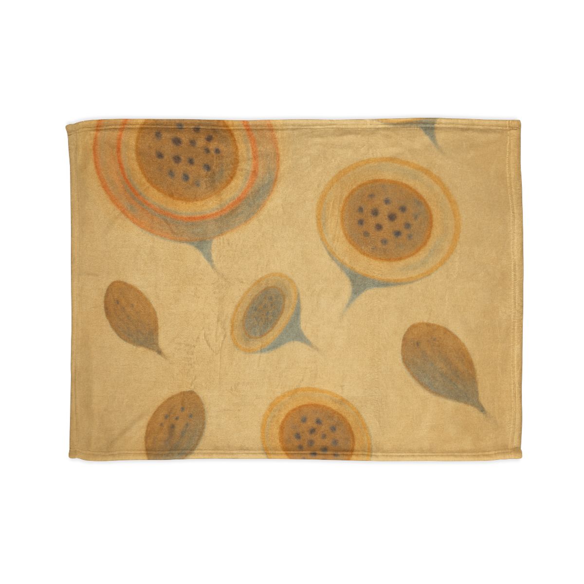 Seed Pod Halo Cluster designer printed blankets