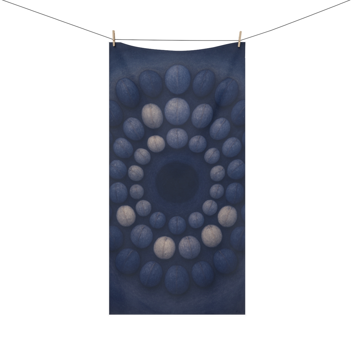 Seed Pod Halo Cluster personalized bath towels