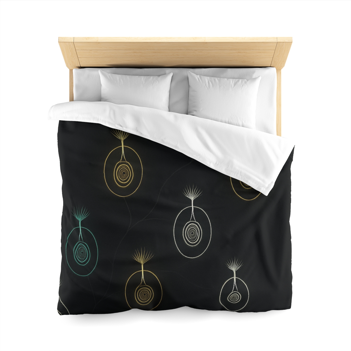 Seed Pod Halo Constellation personalized bedding duvets
