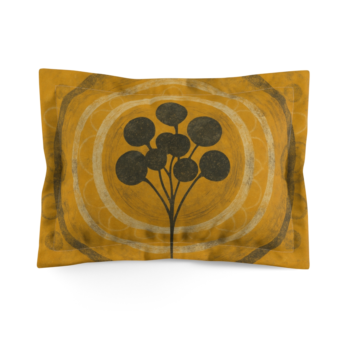 Seed Pod Halo Overlay custom pillows
