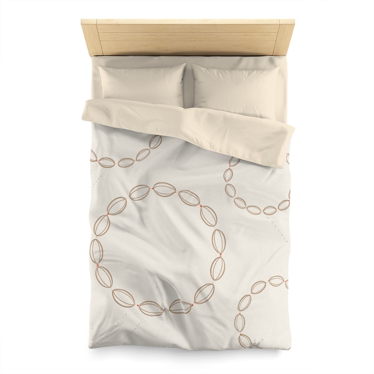 Seed Pod Halo Scatter custom duvets