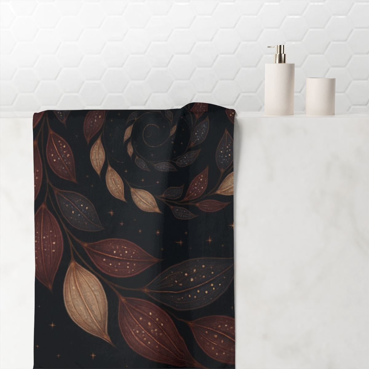 Seed Pod Helix Constellation comfortable face towels