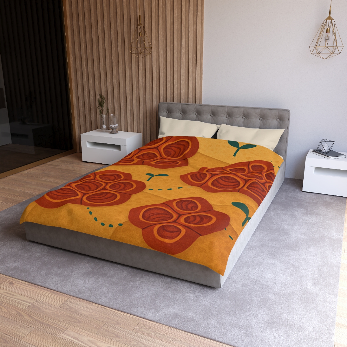 Seed Pod Mosaic soft comforter duvets