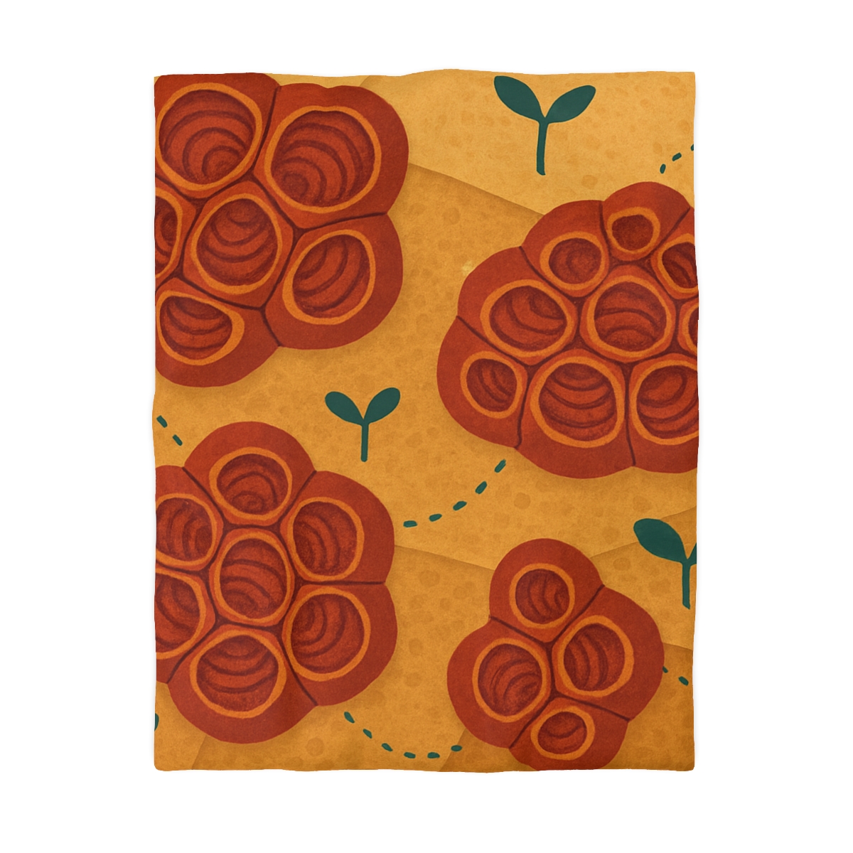 Seed Pod Mosaic soft comforter duvets