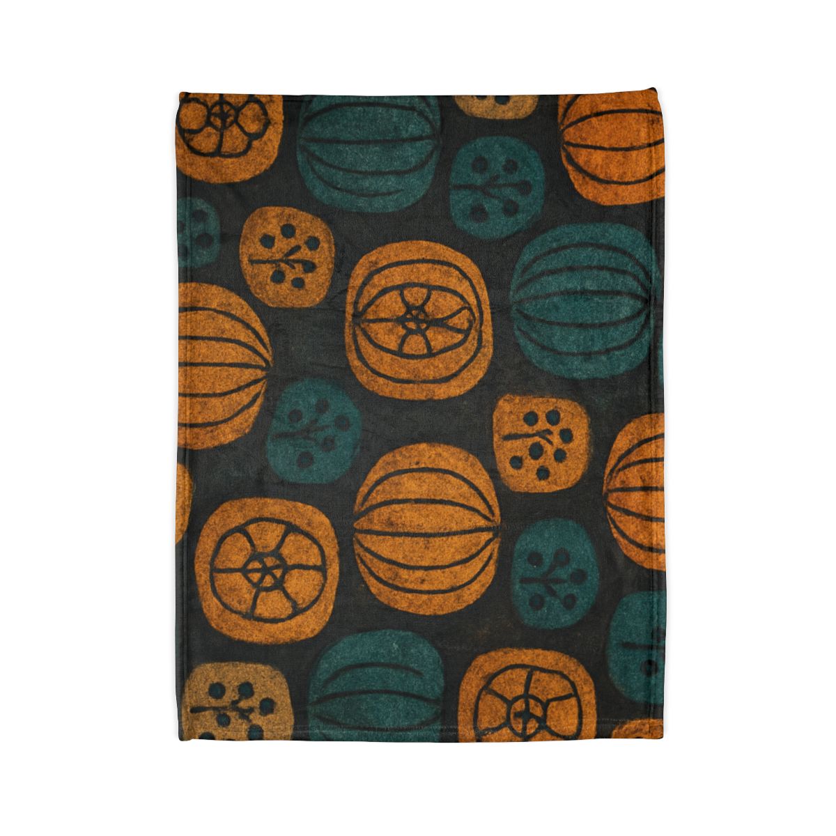 Seed Pod Mosaic soft fleece blankets