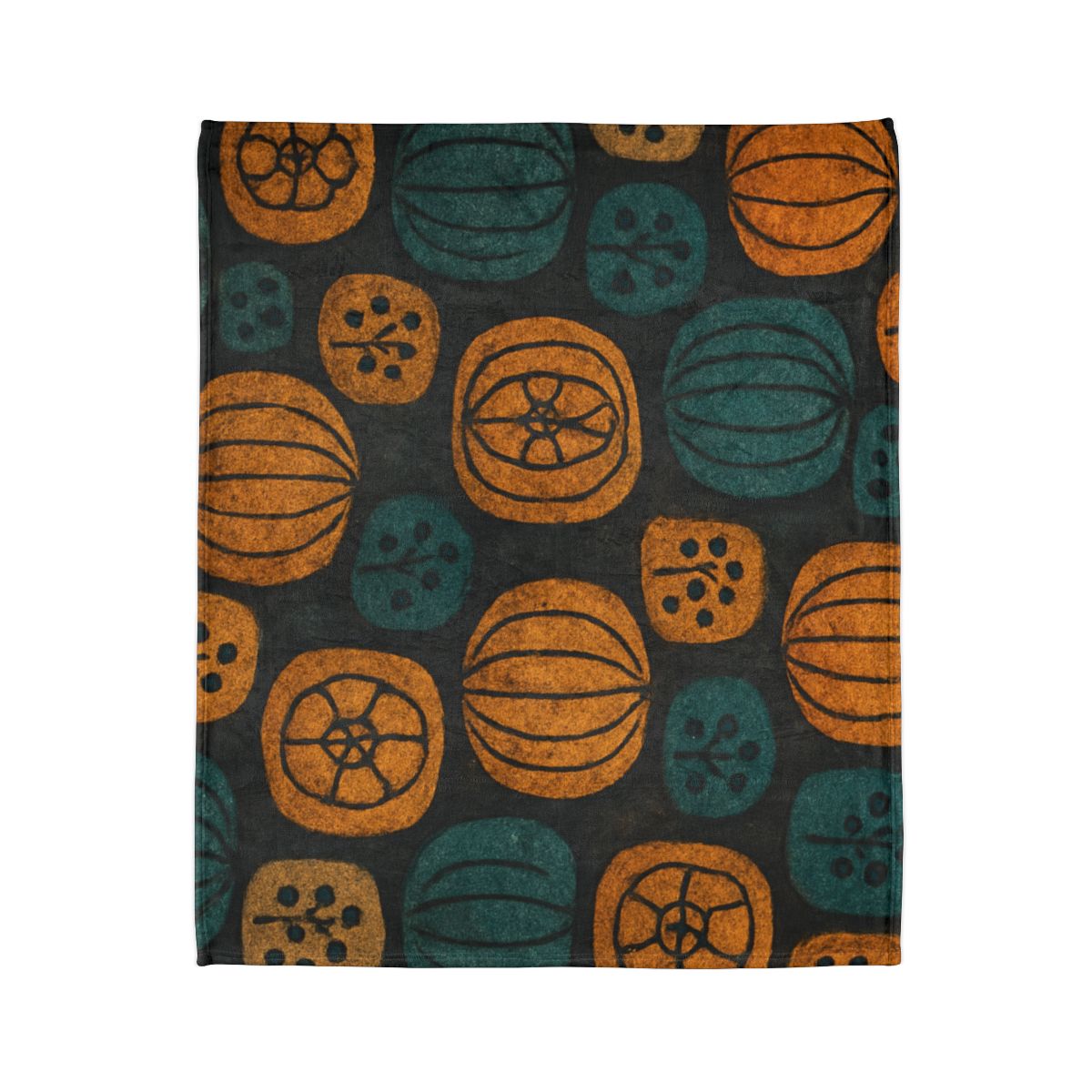 Seed Pod Mosaic soft fleece blankets