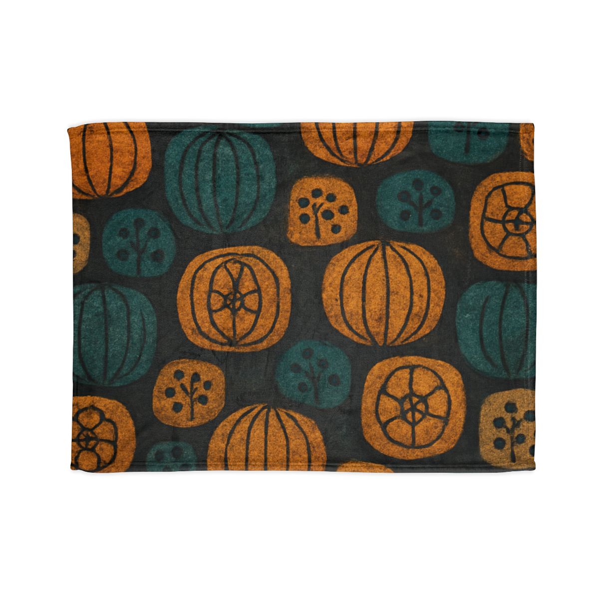 Seed Pod Mosaic soft fleece blankets