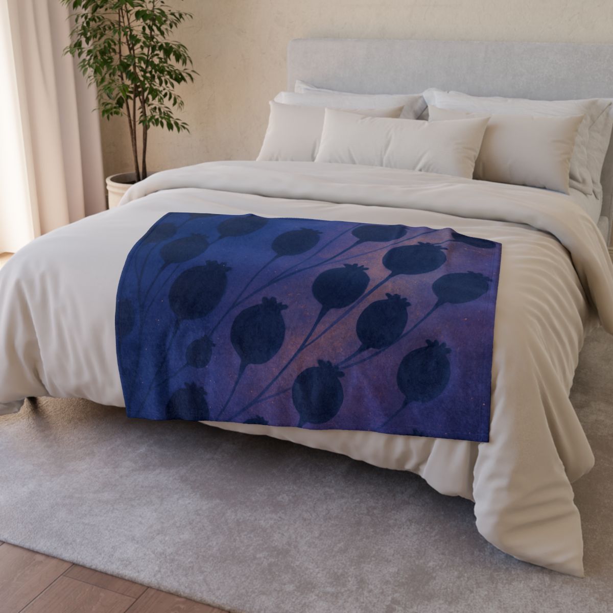 Seed Pod Nebula Clusters trendy patterned blankets