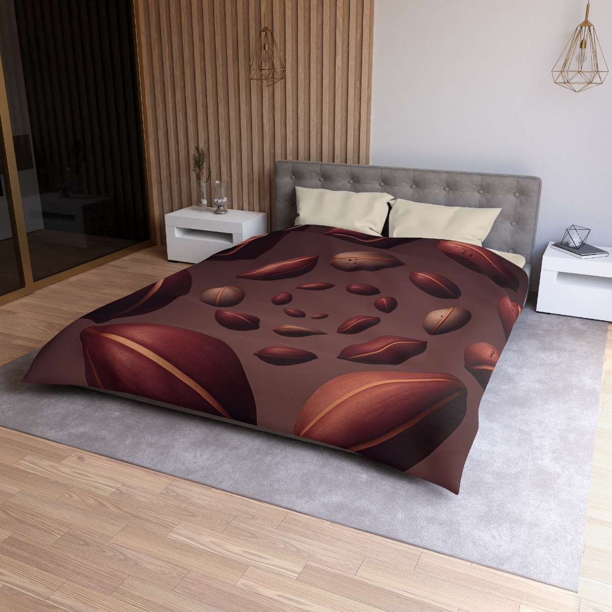 Seed Pod Orbit Cluster soft comforter duvets