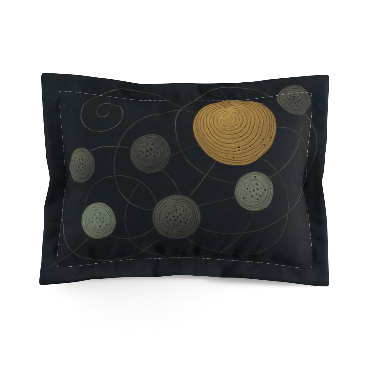 Seed Pod Orbit Constellation trendy accent pillows