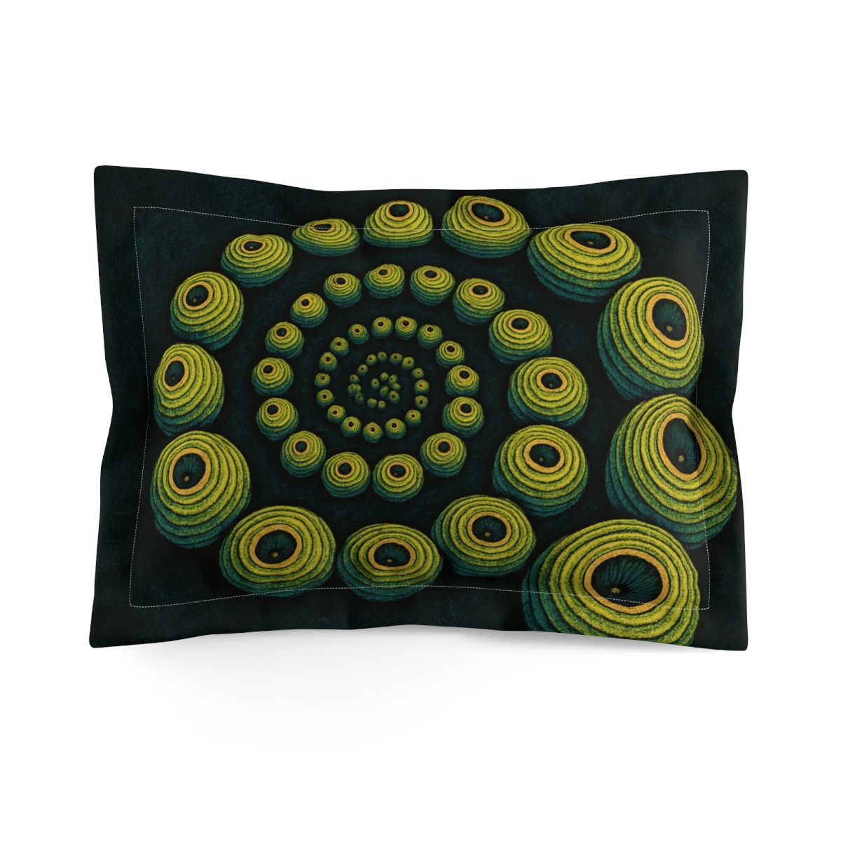 Seed Pod Spiral unique shape pillows