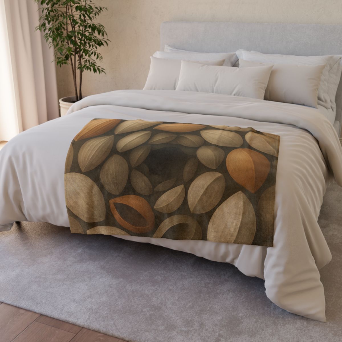 Seed Pod Spiral Archive warm winter blankets