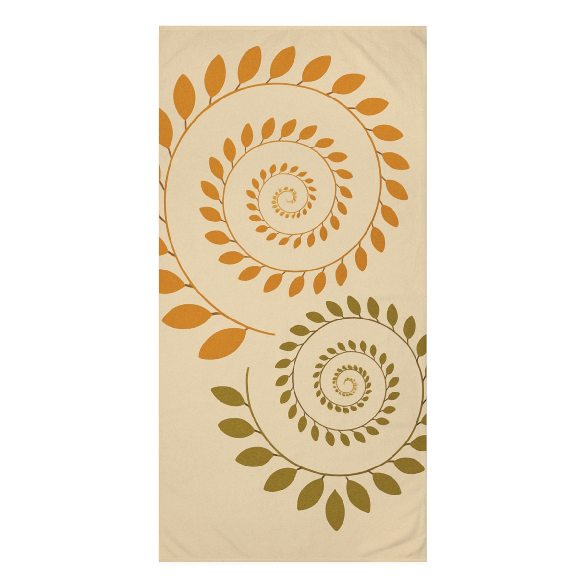Seed Pod Spiral Array soft cotton towels