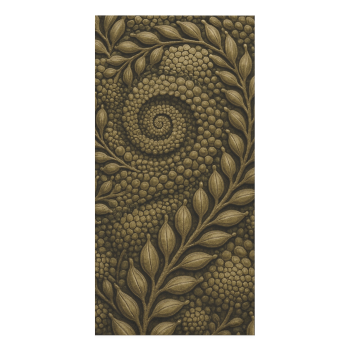 Seed Pod Spiral Design unique gift towels