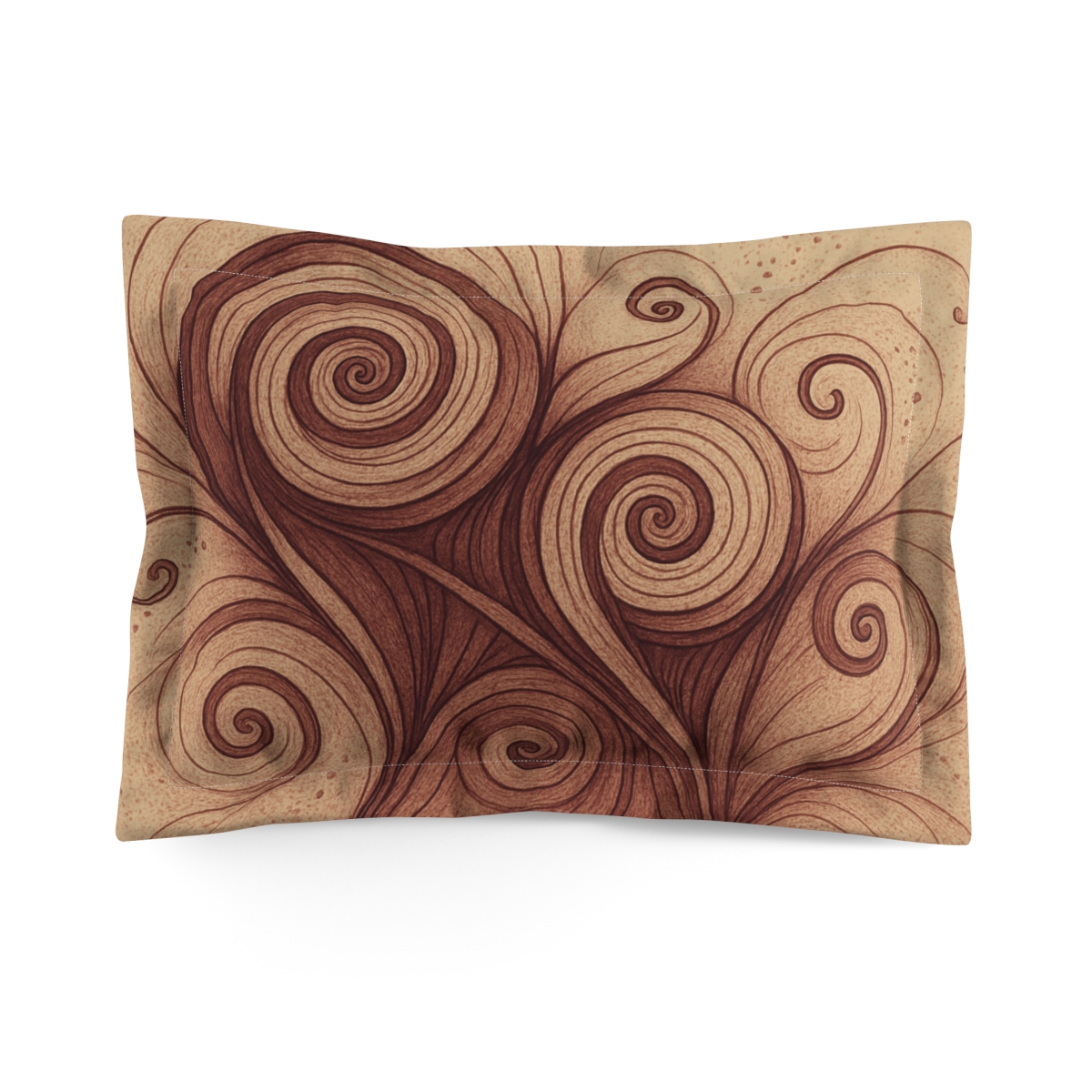 Seed Pod Spiral Harmony trendy accent pillows